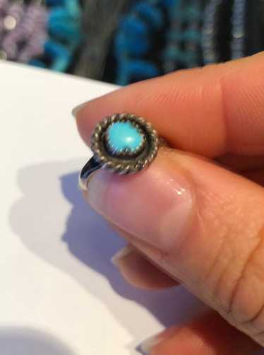 Sleeping Beauty Turquoise Sterling Silver Ring (Sm