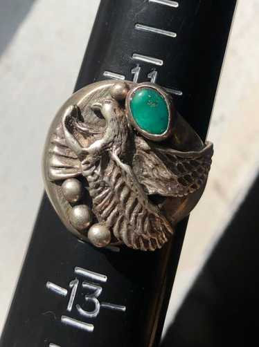 F. Ariviso Navajo Eagle Ring - image 1