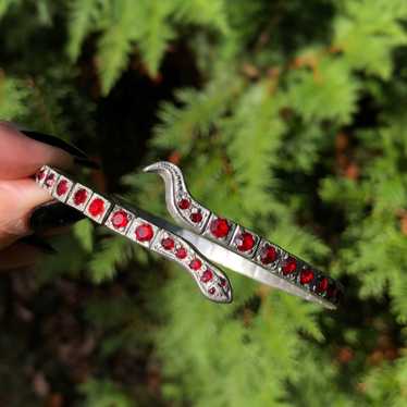 Blood Red Snake Bracelet