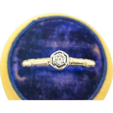 Early 1900’s 14k Gold Diamond Ring - image 1