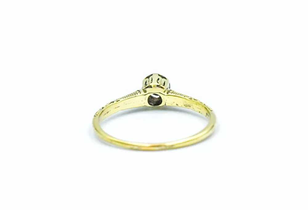 Early 1900’s 14k Gold Diamond Ring - image 4