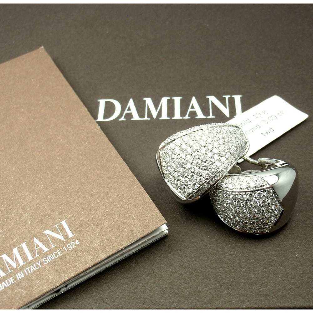 Damiani White gold earrings - image 3