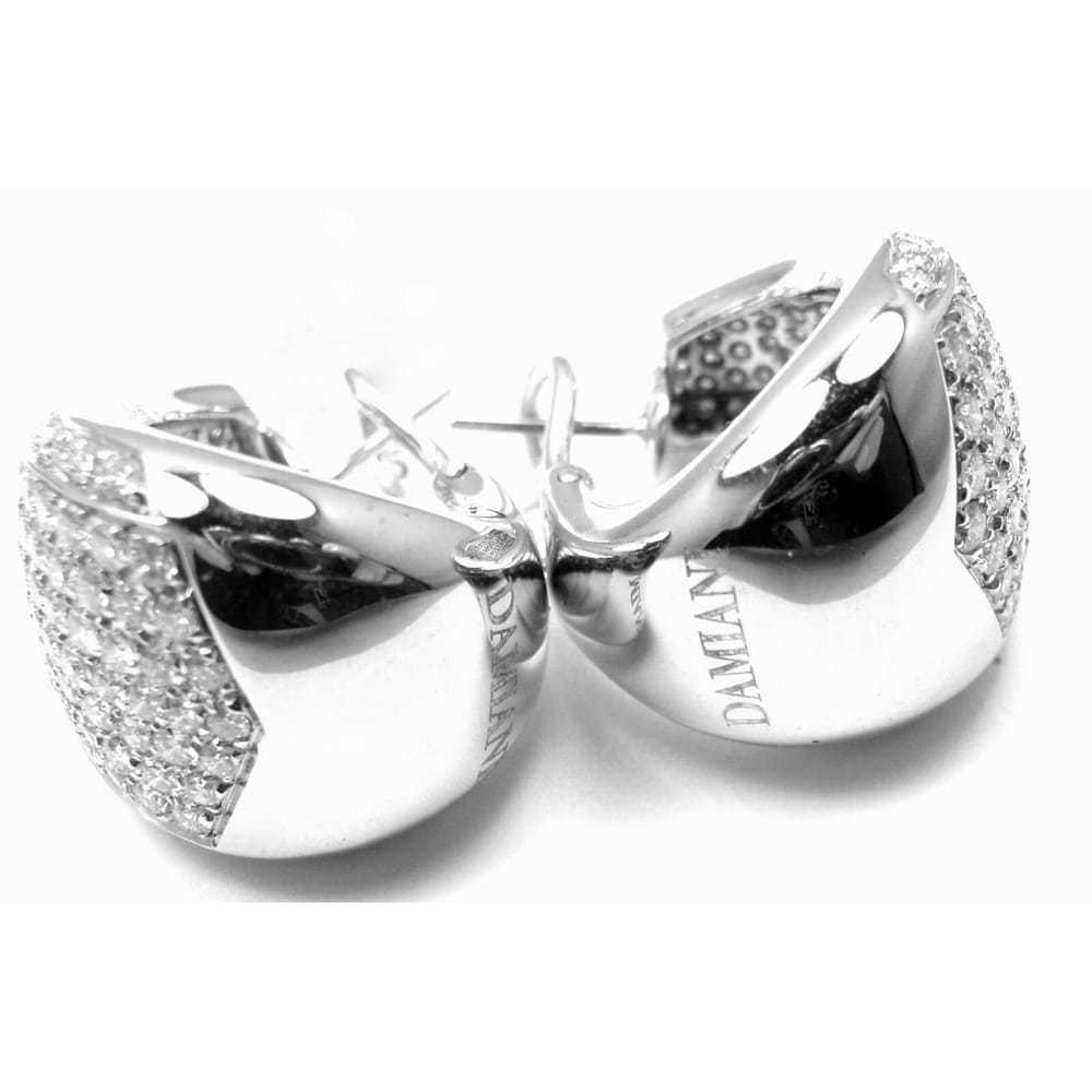 Damiani White gold earrings - image 4