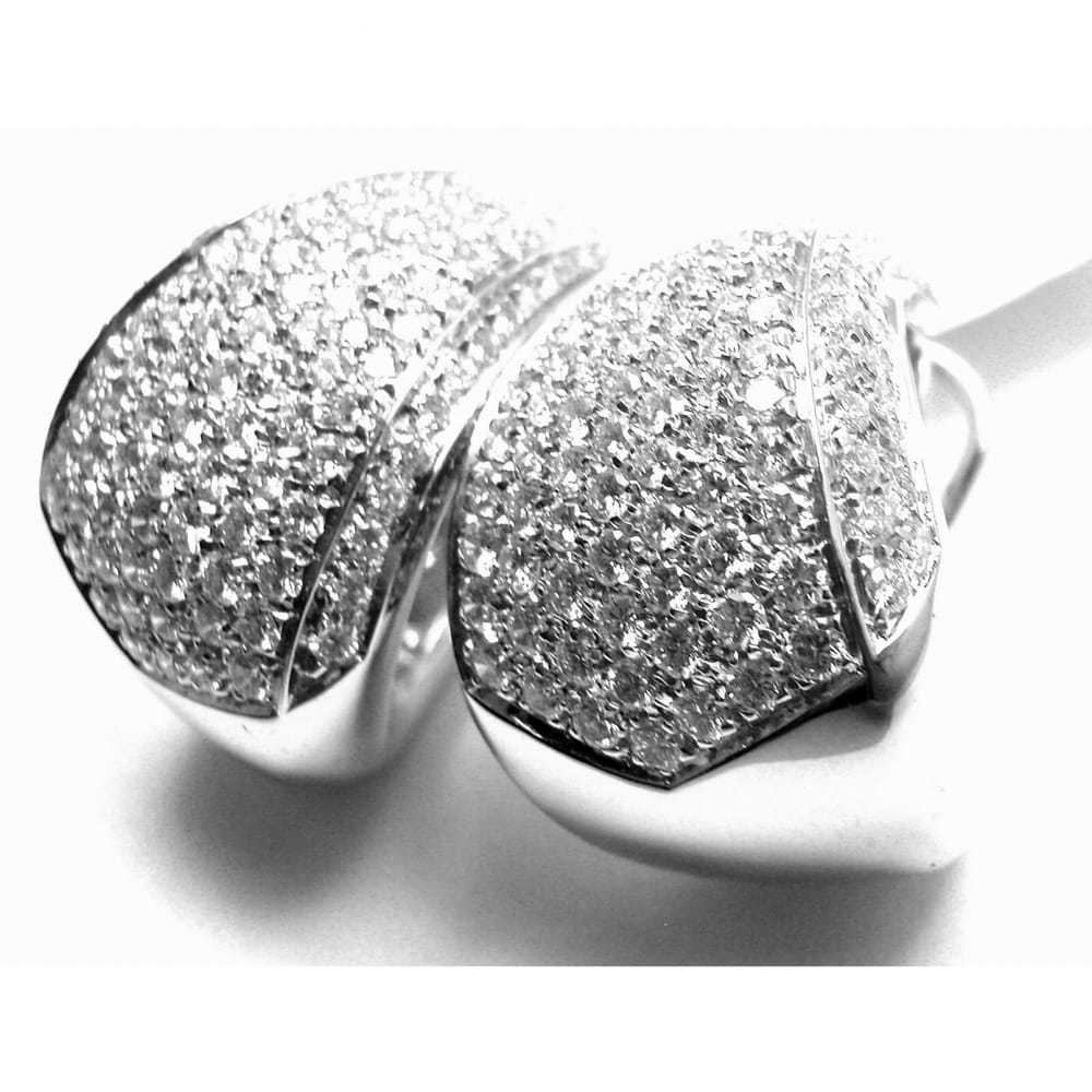 Damiani White gold earrings - image 8