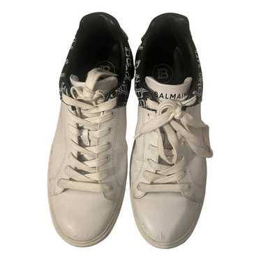 Balmain Leather low trainers - image 1