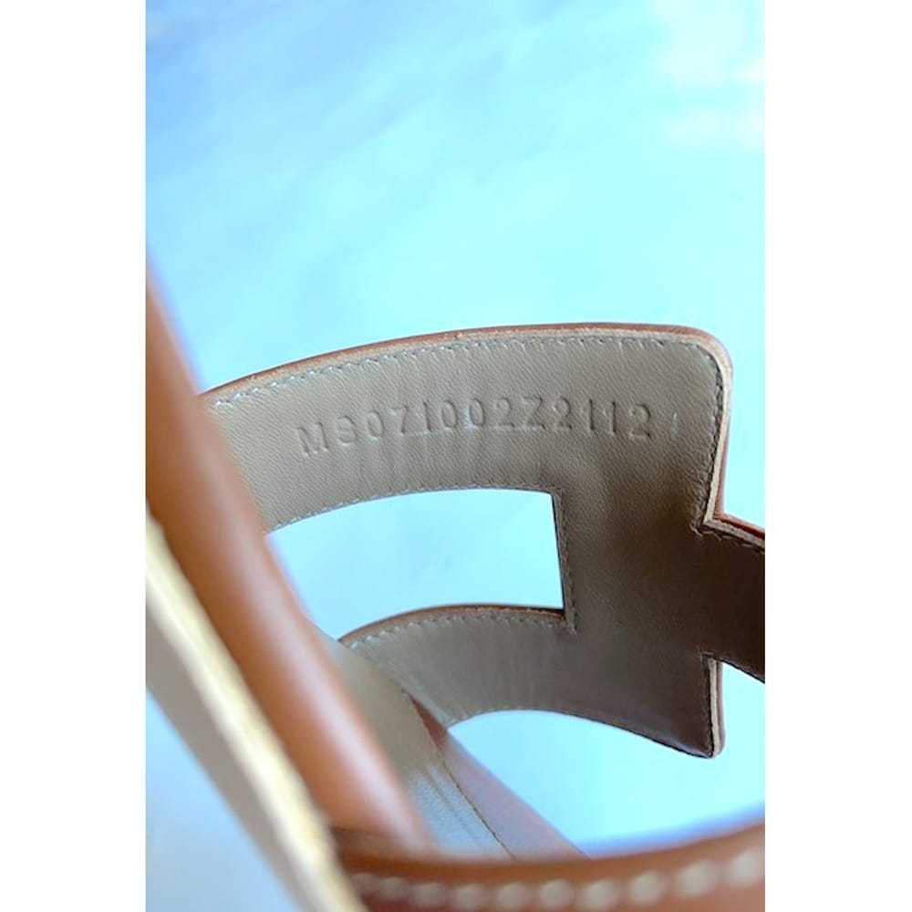 Hermès Leather sandals - image 12