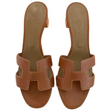 Hermès Leather sandals - image 1