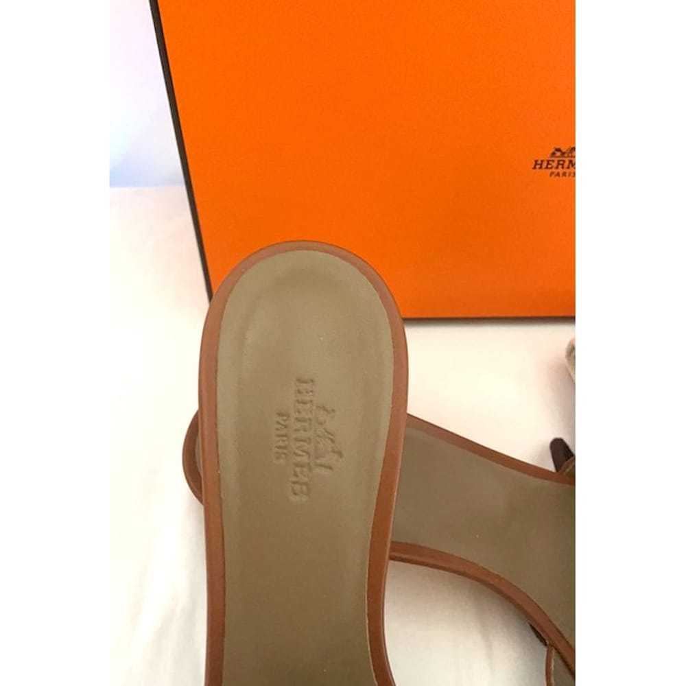 Hermès Leather sandals - image 2