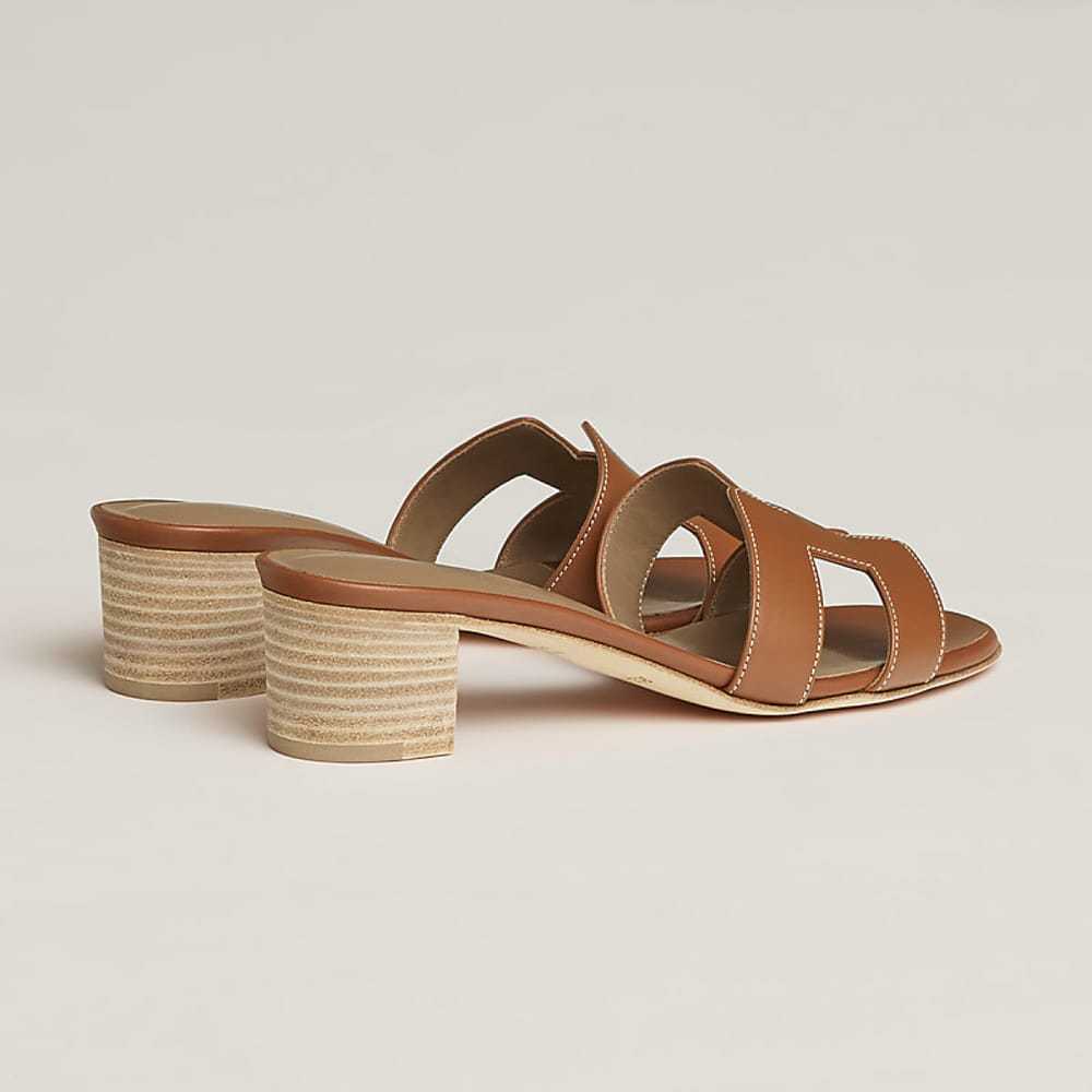 Hermès Leather sandals - image 9