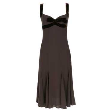 Gianfranco Ferré Dress Silk in Brown - image 1