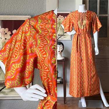 レア ギリシャドレス　カフタン タイプ 豪華 金糸刺繍　1960年代　60s Vintage 1960s kaftan - Gem