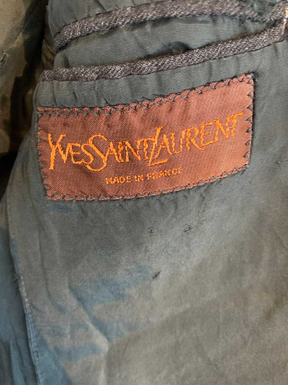 Vintage YSL Yves Saint Laurent Striped Jacket - image 4