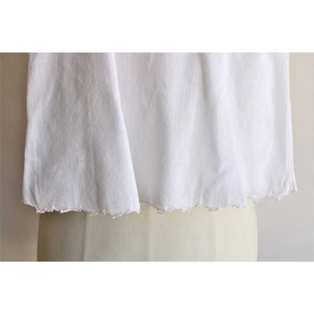 Vintage 1930s 1940s White Cotton Christening Or B… - image 6