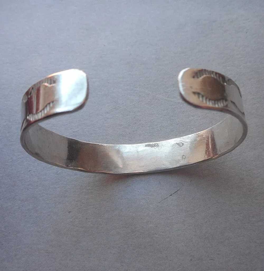 Native American Child's Pair Bracelets Stamped Pr… - image 7