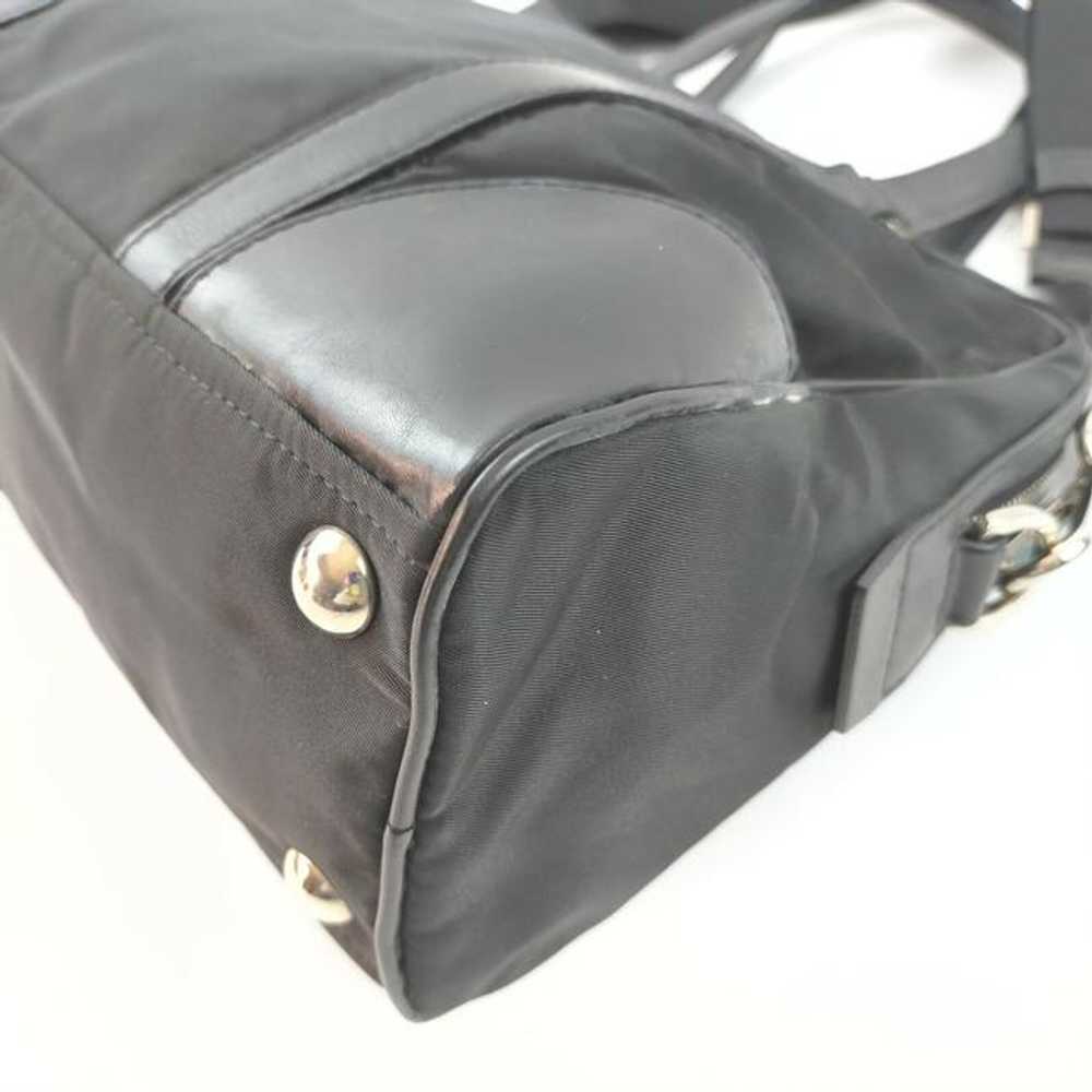 Vintage Prada Black Tessuto 2way Boston Shoulder … - image 8