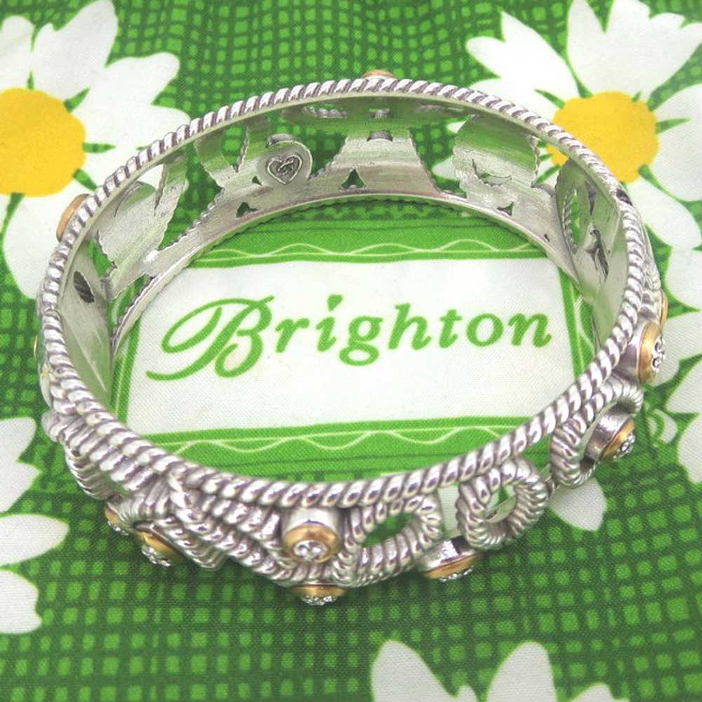 Brighton Rope Loop Design Magnetic Hinged Bangle … - image 12