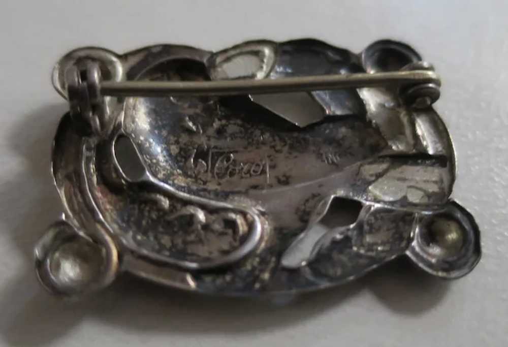 CORO Sterling Silver Jensen-Like Small Dove Pin, … - image 3