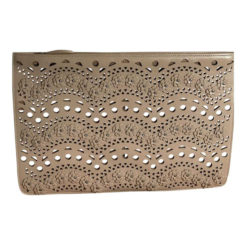 Alaïa Leather clutch bag - image 1