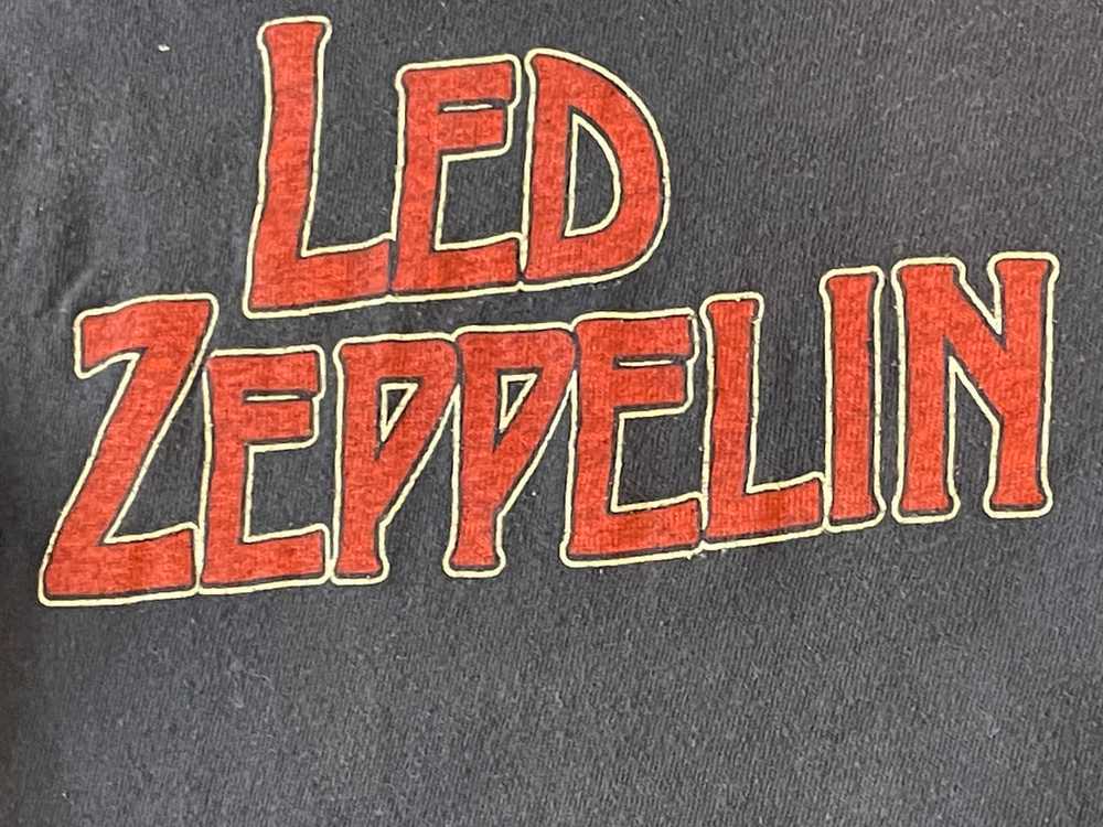 Vintage Led Zeppelin Tee Shirt, Hanes Label M - image 7