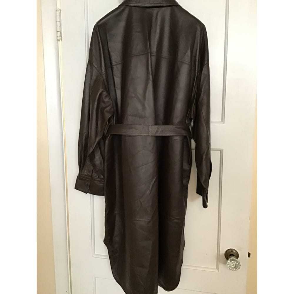 Brunello Cucinelli Leather coat - image 12
