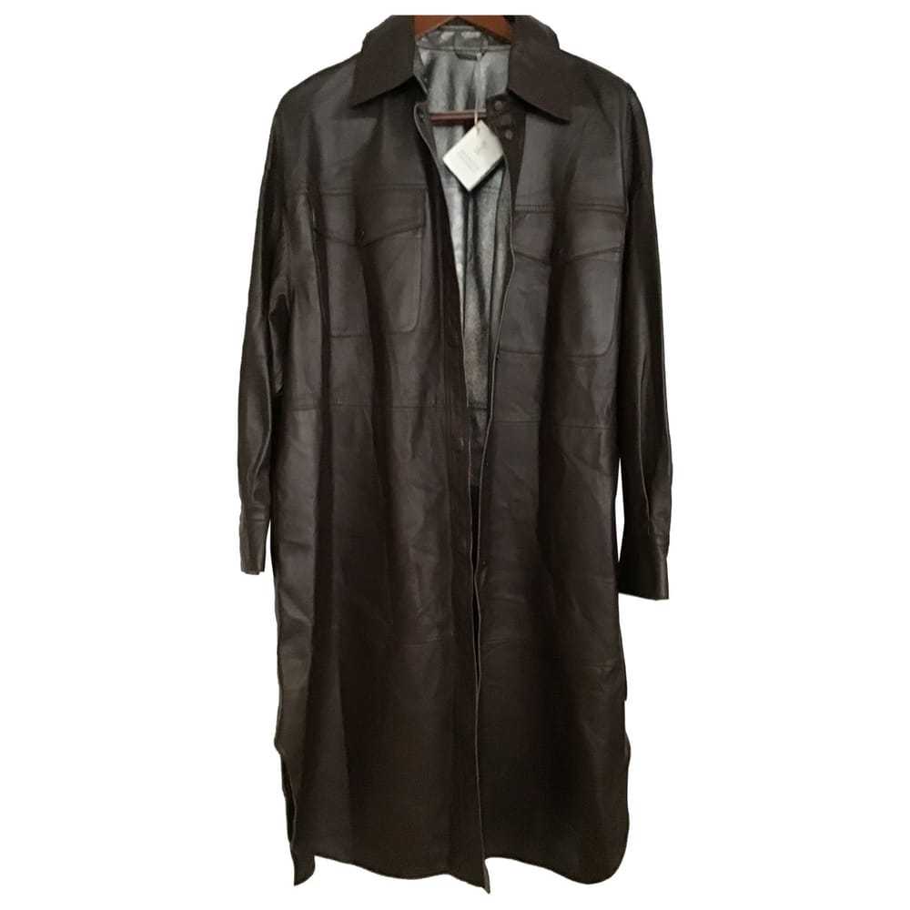 Brunello Cucinelli Leather coat - image 1