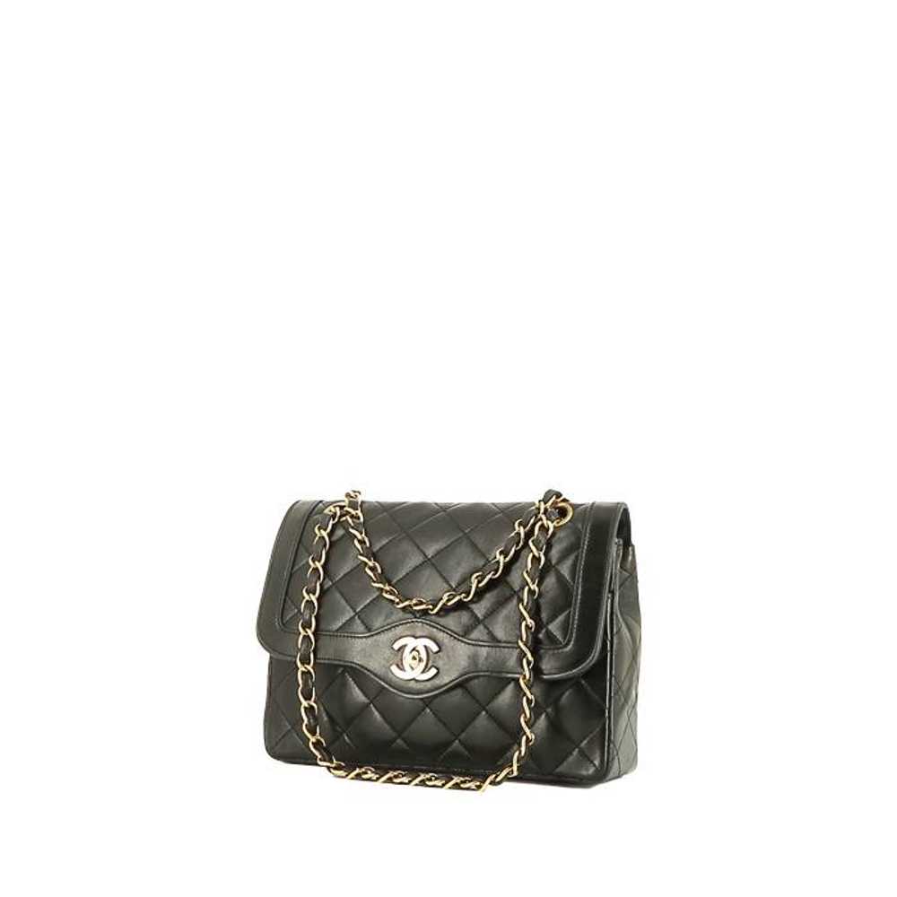 Chanel Vintage shoulder bag in black quilted leat… - image 1