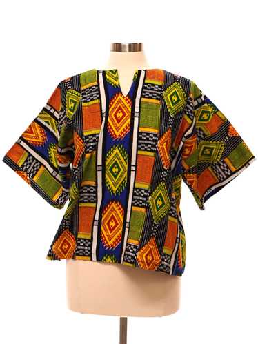1990's Womens African Style Shirt