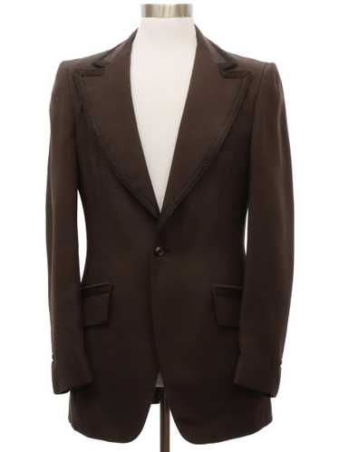 1970's Clement S. Crystal Inc. Mens Brown Tuxedo … - image 1