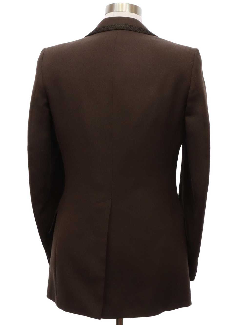 1970's Clement S. Crystal Inc. Mens Brown Tuxedo … - image 3