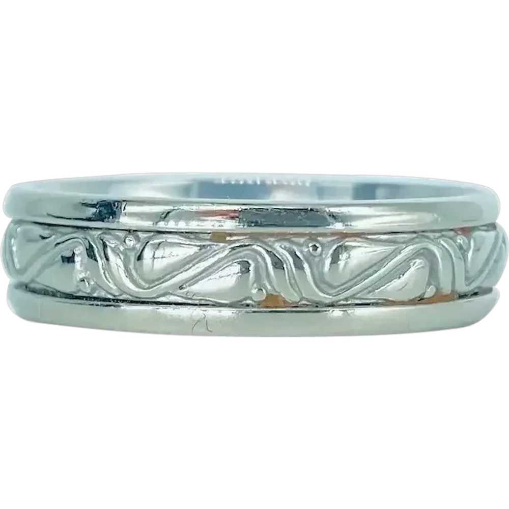 Artcarved Artistic Design Band Ring 14k White Gold - image 1