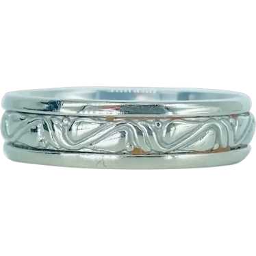 Artcarved Artistic Design Band Ring 14k White Gold - image 1
