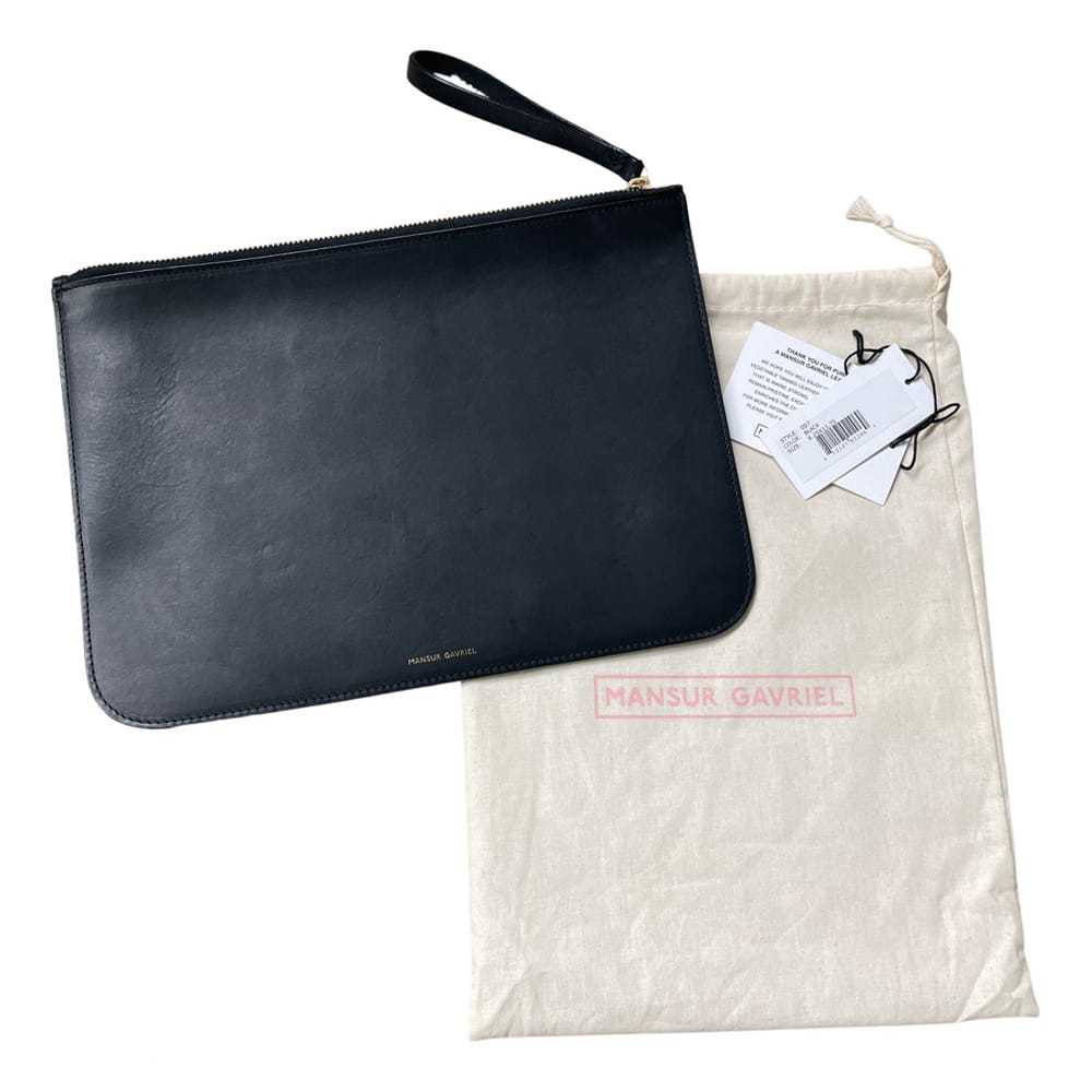 Mansur Gavriel Leather clutch bag - image 1