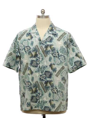 1980's Unreadable Label Mens Hawaiian Shirt