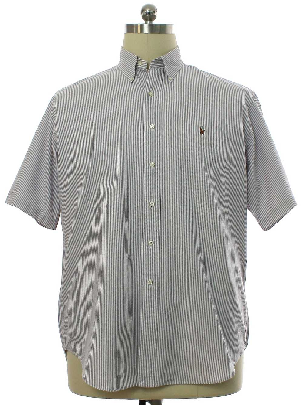 1980's Ralph Lauren Mens Ralph Lauren Preppy Shirt - Gem