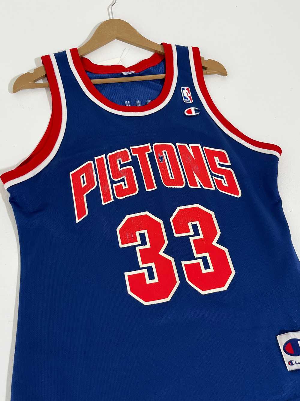 Vintage Blue Detroit Pistons "Grant Hill" Champio… - image 2