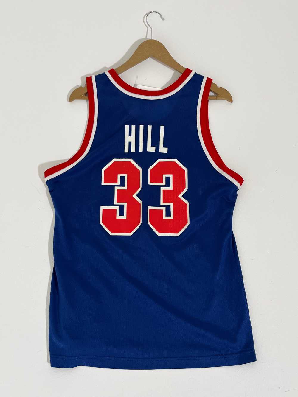 Vintage Blue Detroit Pistons "Grant Hill" Champio… - image 6