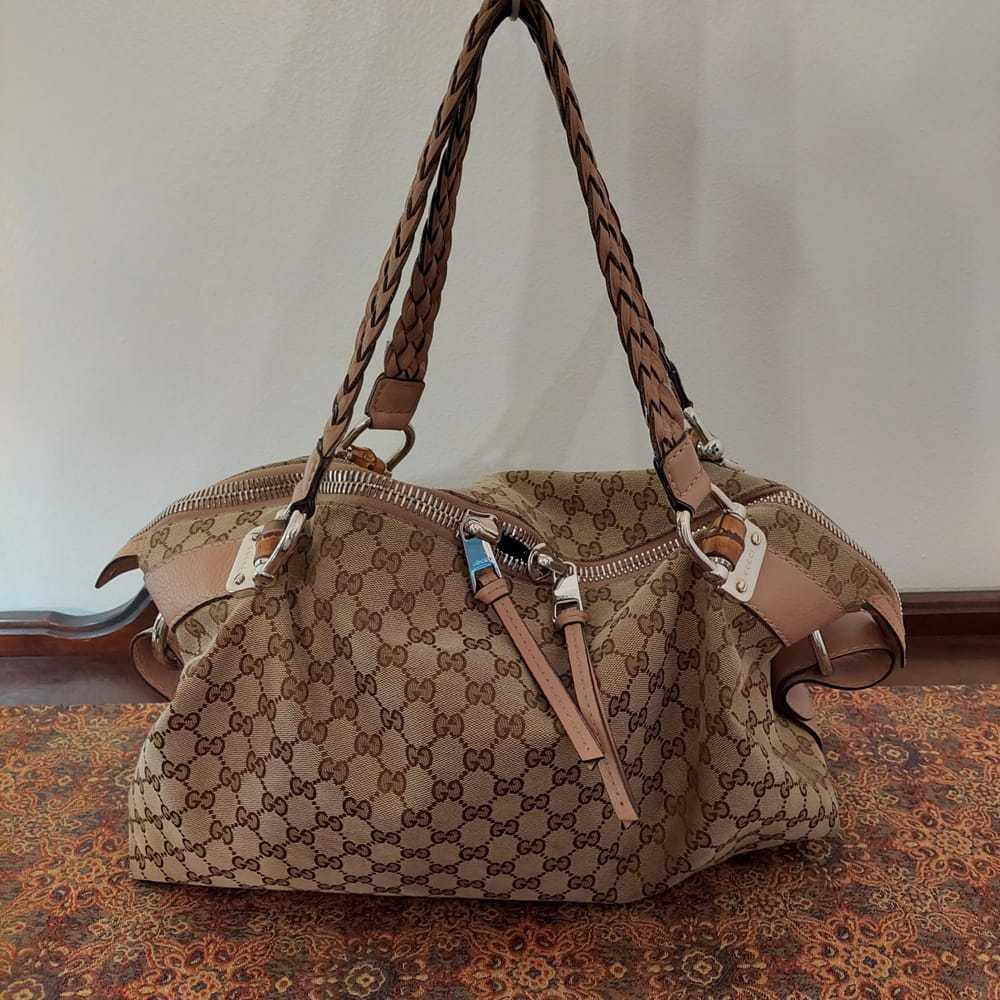 Gucci D-Ring cloth handbag - image 10