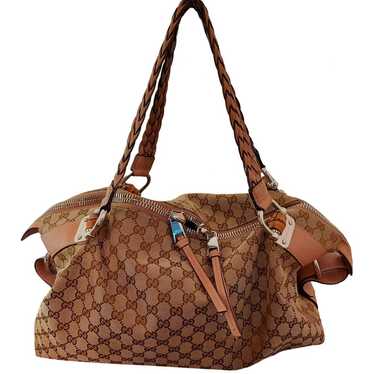 Gucci D-Ring cloth handbag - image 1