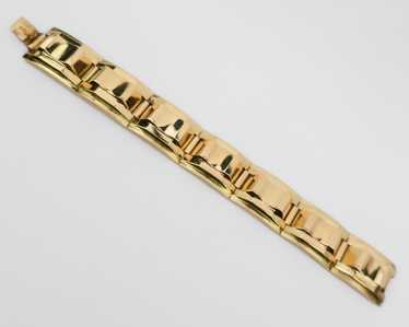 Retro-Era French Gold Bracelet - image 1