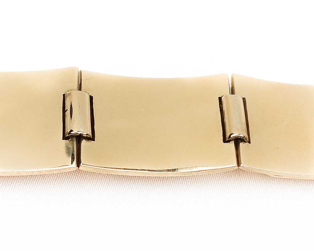 Retro-Era French Gold Bracelet - image 4