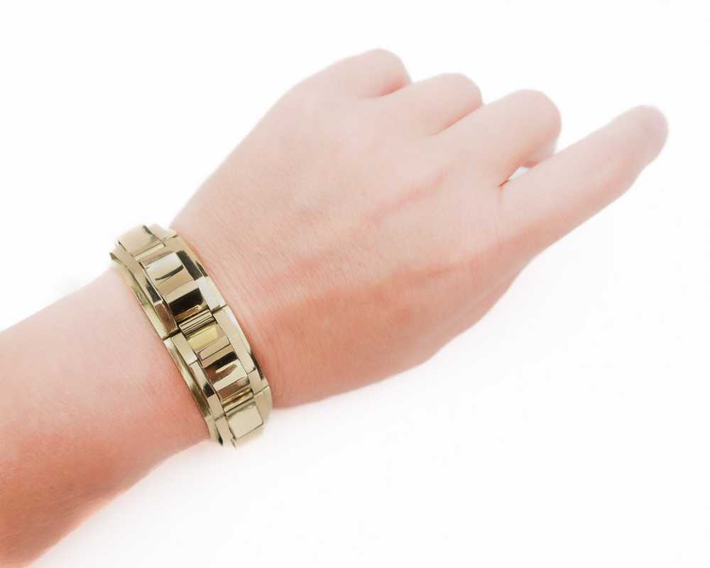 Retro-Era French Gold Bracelet - image 5