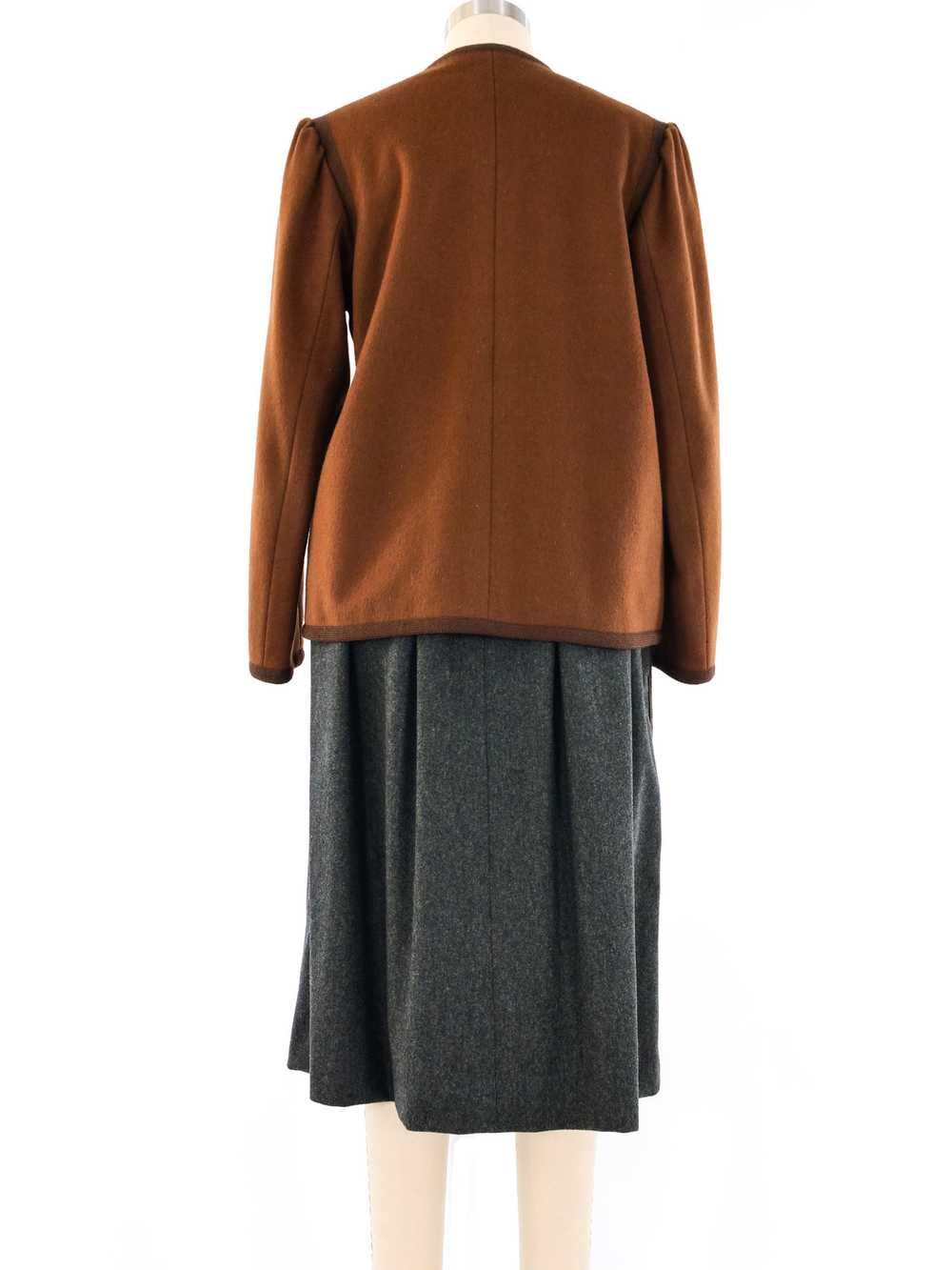 Yves Saint Laurent Russian Collection Wool Skirt … - image 4