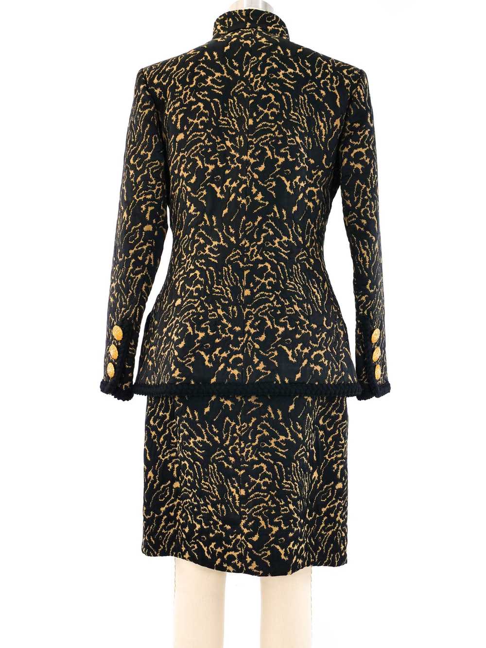 Yves Saint Laurent Brocade Skirt Suit - image 4