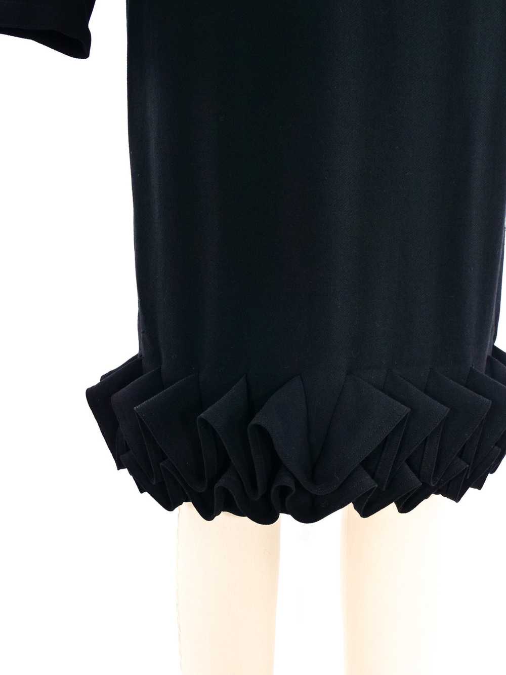 Gianni Versace Ruffled Hem Shift Dress - image 2