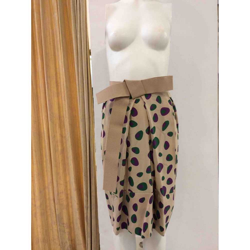 Gianfranco Ferré Silk mid-length skirt - image 2