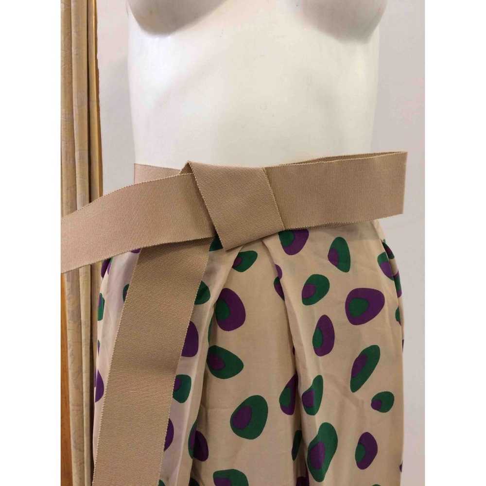 Gianfranco Ferré Silk mid-length skirt - image 3