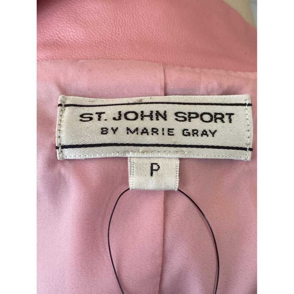St John Leather short vest - image 9