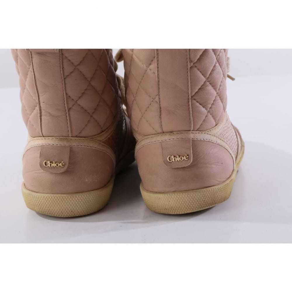 Chloé Leather trainers - image 10