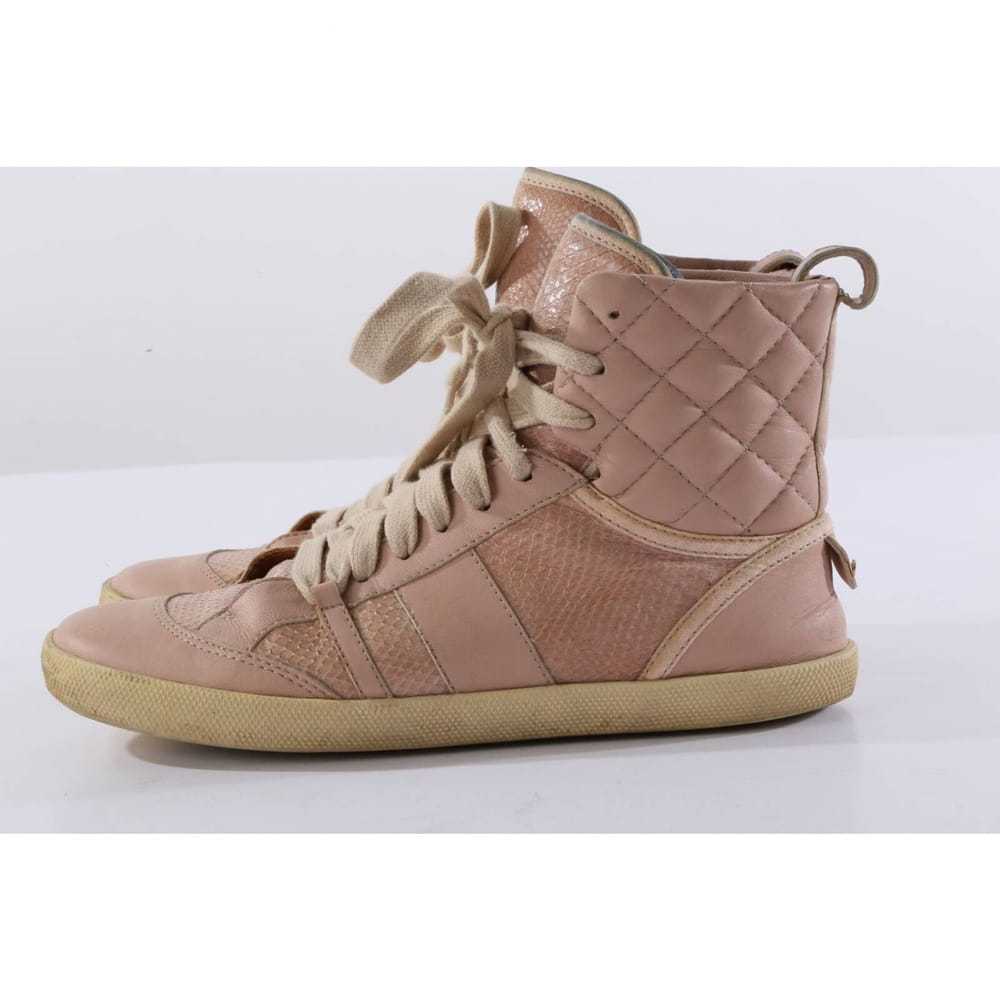 Chloé Leather trainers - image 4