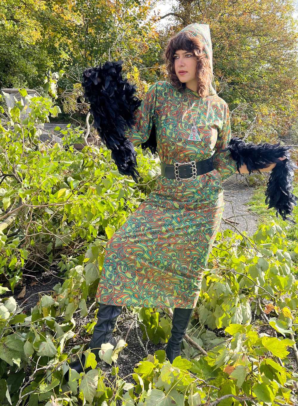 Hazy Dayz Ultimate Spinach Dress - image 5